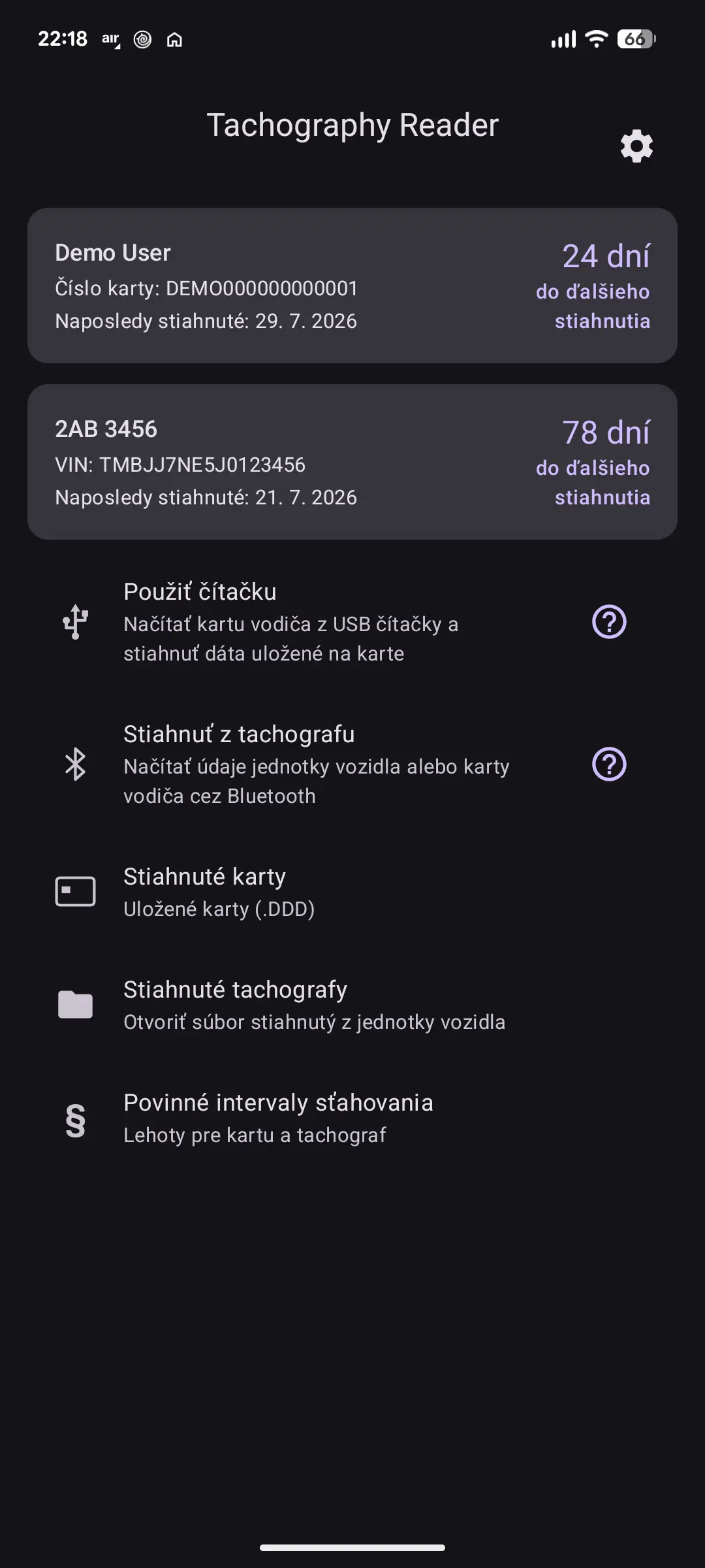 Prehľad a lehoty sťahovania