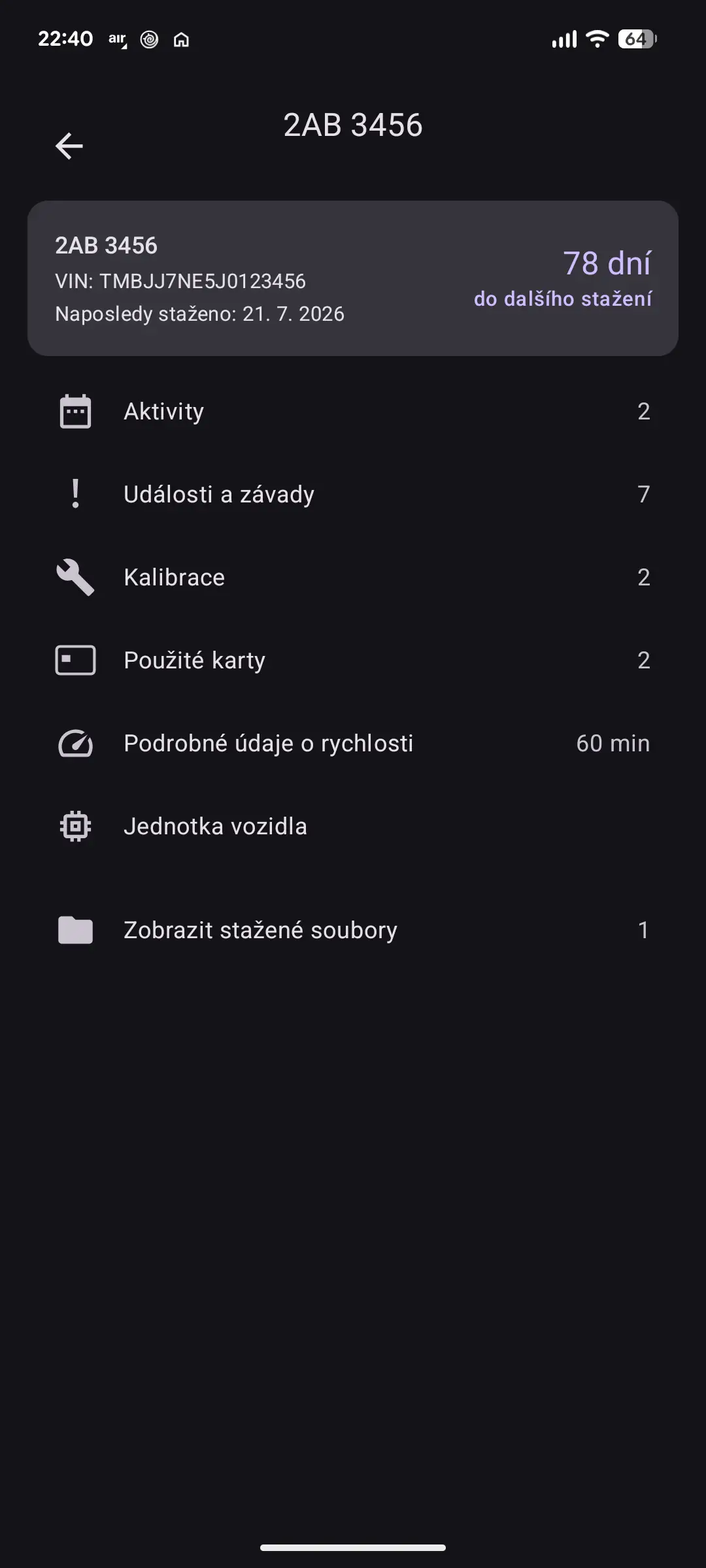 Co všechno stažení obsahuje